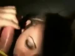 My cute college girlfriend gives oral pleasure on a pov web camera 